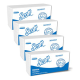 Kit 4 Papel Toalha Interf Scott Essencial F Dupla 200 folhas